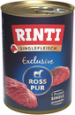 RINTI Singlefleisch Exclusive Horse Pure carne de cal hrana pentru caini 400 g monoproteica