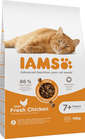 IAMS for Vitality pentru pisici în vârstă, cu pui 10 kg