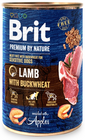 BRIT Premium by Nature Lamb and buckwheat 400 g Hrana umeda caine adult, cu miel si hrisca
