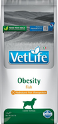 FARMINA Vet Life Obesity Fish Hrana dietetica pentru caini supraponderali, cu peste 12 kg