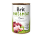 BRIT Pate&Meat duck 400 g Hrana umeda caine, pateu rata