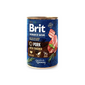 BRIT Premium by Nature 400 g hrana caine adult, carne de porc si esofag