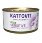 KATTOVIT Feline Diet Sensitive Turkey hrana umeda dietetica pentru pisici cu intolerante, alergii alimentare, curcan 85 g