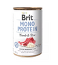 BRIT Mono Protein Lamb & Rice 400 g Conserva caine, cu miel si orez